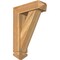 Ekena Millwork Traditional Arts and Crafts Rough Sawn Bracket w/ Offset Brace, Western Red Cedar, 6"W x 18"D x 26"H BKT0604X18X26TRA03RWR - alternate 1